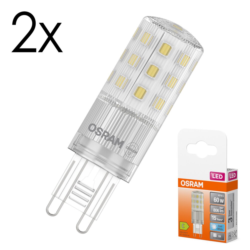 Illuminazione Osram G9 4.9 Watt Bianco neutro 806 Lumen main product photo