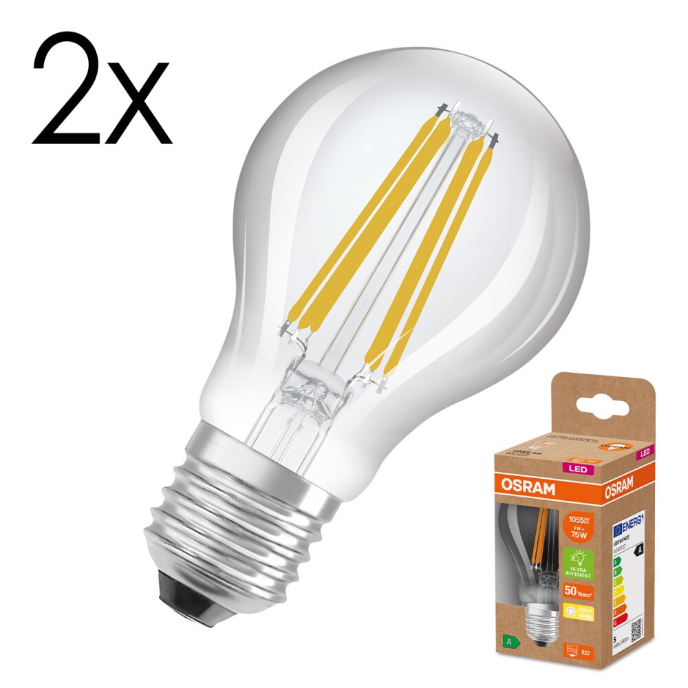 Illuminazione Osram E27 5 Watt Bianco caldo 1055 Lumen main product photo
