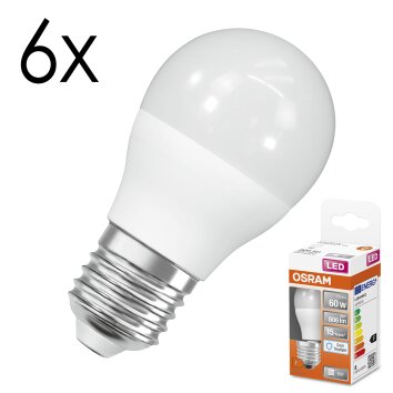 Illuminazione Osram E27 LED 7.5 Watt Bianco luce solare 806 Lumen