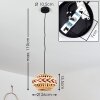 Jaurama Lampadario a sospensione Nero, 1-Luce