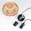 Jaurama Lampadario a sospensione Nero, 1-Luce
