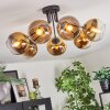 Koyoto Plafoniera, Lampada a sfera Oro, Chiaro, 7-Luci
