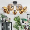 Koyoto Plafoniera, Lampada a sfera Oro, Chiaro, 7-Luci