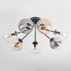 Gastor Plafoniera, Lampada a sfera Ambrato, Chiaro, Grigio fumo, 7-Luci