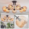 Koyoto Plafoniera, Lampada a sfera Ambrato, 7-Luci