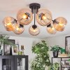 Koyoto Plafoniera, Lampada a sfera Ambrato, 7-Luci