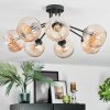 Koyoto Plafoniera, Lampada a sfera Ambrato, 7-Luci