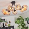 Koyoto Plafoniera, Lampada a sfera Ambrato, 7-Luci