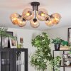 Koyoto Plafoniera, Lampada a sfera Ambrato, 7-Luci