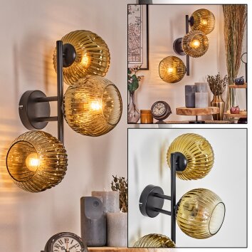 Ripoll Lampada a sfera, Applique Oro, Chiaro, 3-Luci