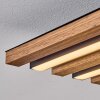 Tandragee Plafoniera, Panel LED Aspetto del legno, Nero, 1-Luce