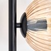 Koyoto Lampada da terra 31 cm Ambrato, Chiaro, 3-Luci