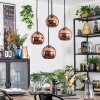 Koyoto Lampadario a sospensione, Lampada a sfera, Lampada a sospensione a cluster Ramato, 4-Luci