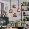 Koyoto Lampadario a sospensione, Lampada a sfera, Lampada a sospensione a cluster Ramato, 4-Luci