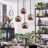 Koyoto Lampadario a sospensione, Lampada a sfera, Lampada a sospensione a cluster Ramato, 4-Luci