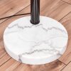 Soungou Lampada da terra Cromo, Nero, Bianco, 3-Luci