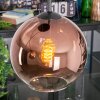 Koyoto Lampadario a sospensione, Lampada a sfera, Lampada a sospensione a cluster Chiaro, Ramato, 3-Luci