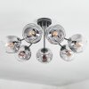 Ripoll Plafoniera, Lampada a sfera Chiaro, Grigio fumo, 7-Luci