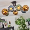 Ripoll Plafoniera, Lampada a sfera Blu, Oro, Verde, 7-Luci