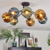 Ripoll Plafoniera, Lampada a sfera Blu, Oro, Verde, 7-Luci
