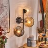 Ripoll Lampada a sfera, Applique Ambrato, Chiaro, Grigio fumo, 3-Luci