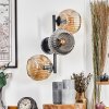 Ripoll Lampada a sfera, Applique Ambrato, Grigio fumo, 3-Luci