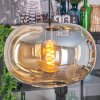 Apedo Lampadario a sospensione, Lampada a sfera, Lampada a sospensione a cluster Ambrato, 3-Luci