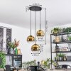 Ripoll Lampadario a sospensione, Lampada a sfera, Lampada a sospensione a cluster Oro, Chiaro, 3-Luci