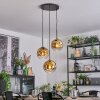 Ripoll Lampadario a sospensione, Lampada a sfera, Lampada a sospensione a cluster Oro, Chiaro, 3-Luci