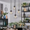 Koyoto Lampadario a sospensione, Lampada a sfera, Lampada a sospensione a cluster Chiaro, 4-Luci
