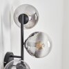 Gastor Lampada a sfera, Applique Chiaro, Grigio fumo, 3-Luci