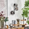 Gastor Lampada a sfera, Applique Chiaro, Grigio fumo, 3-Luci