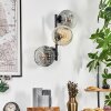 Ripoll Lampada a sfera, Applique Ambrato, Chiaro, Grigio fumo, 3-Luci