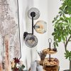 Ripoll Lampada a sfera, Applique Ambrato, Chiaro, Grigio fumo, 3-Luci