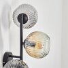 Ripoll Lampada a sfera, Applique Ambrato, Chiaro, Grigio fumo, 3-Luci