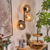 Ripoll Lampada a sfera, Applique Ambrato, Chiaro, Grigio fumo, 3-Luci