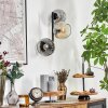 Ripoll Lampada a sfera, Applique Ambrato, Chiaro, Grigio fumo, 3-Luci