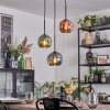 Ripoll Lampadario a sospensione, Lampada a sfera, Lampada a sospensione a cluster Blu, Verde, Ramato, 3-Luci