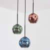 Ripoll Lampadario a sospensione, Lampada a sfera, Lampada a sospensione a cluster Blu, Verde, Ramato, 3-Luci