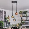 Ripoll Lampadario a sospensione, Lampada a sfera, Lampada a sospensione a cluster Blu, Verde, Ramato, 3-Luci