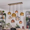 Ripoll Lampadario a sospensione, Lampada a sfera, Lampada a sospensione Écru, Nero, 8-Luci