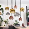 Ripoll Lampadario a sospensione, Lampada a sfera, Lampada a sospensione Écru, Nero, 8-Luci