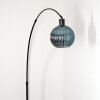 Koyoto Lampada da terra Nero, 1-Luce