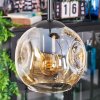 Ripoll Lampadario a sospensione, Lampada a sfera, Lampada a sospensione a cluster Ambrato, 4-Luci