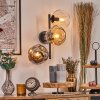 Ripoll Lampada a sfera, Applique Ambrato, Chiaro, Grigio fumo, 3-Luci