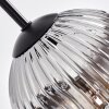 Ripoll Lampadario a sospensione, Lampada a sfera, Lampada a sospensione a cluster Cromo, Chiaro, Grigio fumo, 3-Luci