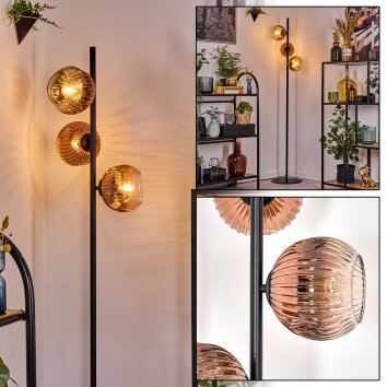 Ripoll Lampada da terra Chiaro, Ramato, 3-Luci