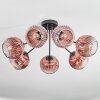 Ripoll Plafoniera, Lampada a sfera Chiaro, Ramato, 7-Luci