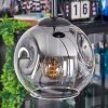Ripoll Lampadario a sospensione, Lampada a sfera, Lampada a sospensione a cluster Chiaro, Grigio fumo, 4-Luci