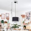 Bassagoda Lampadario a sospensione, Lampada a sospensione Nero, Bianco, 1-Luce